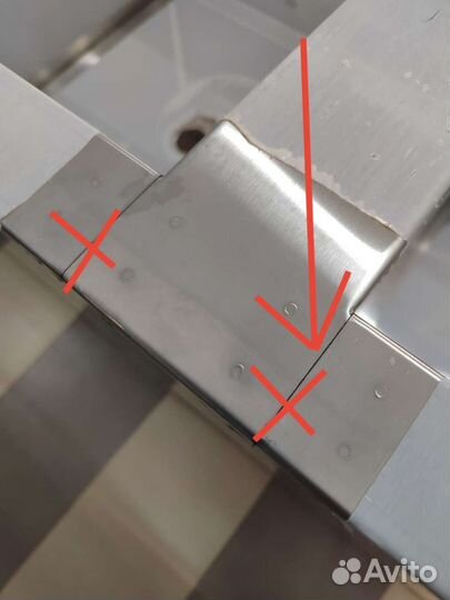 Ванна моечная двухсекционная