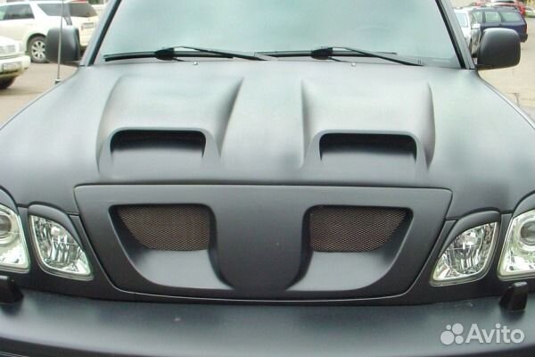 Накладка капота для Toyota LC 100/Lexus LX 470