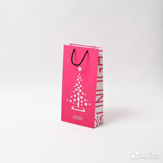 Бумажные пакеты с логотипом, офсетная печать