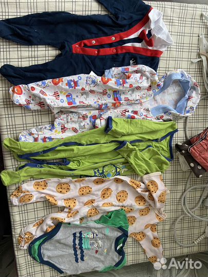 Одежда пакетом для новорожденных 52,56,62,68 р