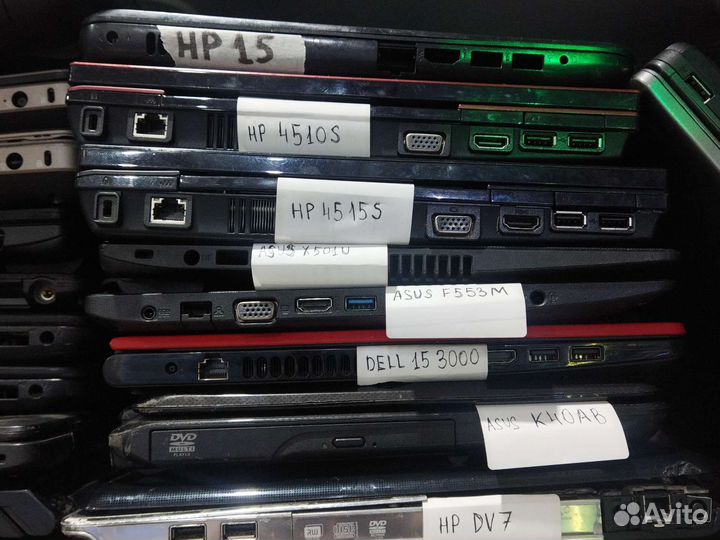 130 ноутбуков на запчасти