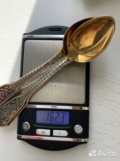 Набор чайных ложек, новые, серебро 825 проба, СССР