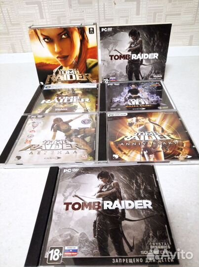 Tomb Raider Penta Collection DVD PC. Лицензия