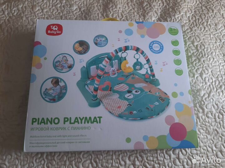 Развивающий коврик с пианино