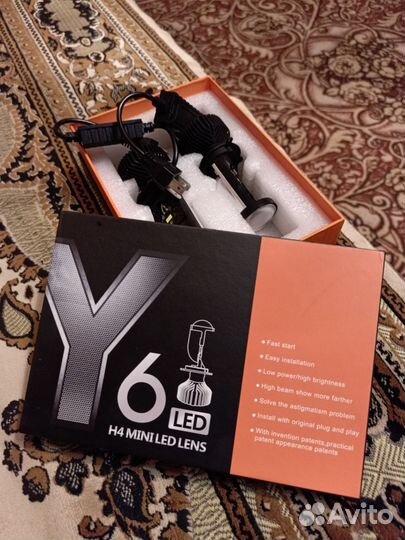 Мини линзы led h4 y6