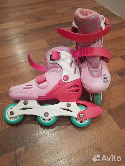 Роликовые коньки детские раздвижные р. 26-29
