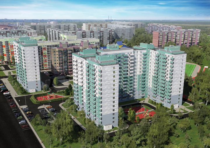 1-к. квартира, 33,3 м², 9/14 эт.