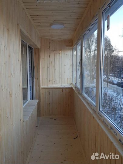 Остекление обшивка балконов