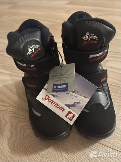Skandia. 29 р. зимние ботинки для мальчика
