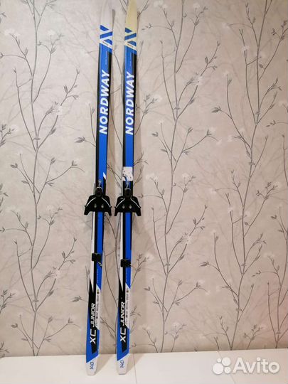 Лыжи подростковые с насечками