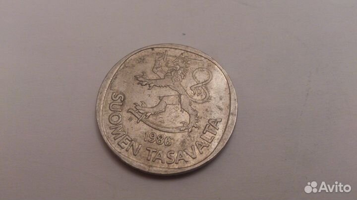 Финская марка 1986г