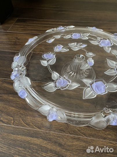 Подставка под торт стекло