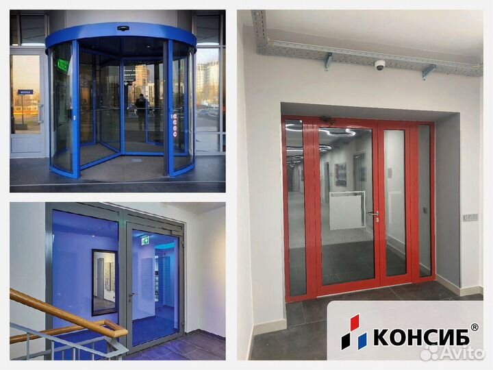 Алюминиевые развижные двери под заказ