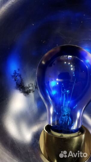 Синяя лампа для прогревания