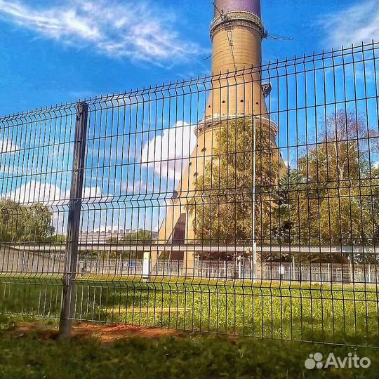 Забор из 3д сетки