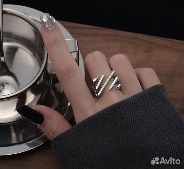 Кольцо серебро 925