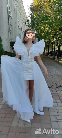 Свадебное платье трансформер