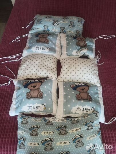 Бортики в кроватку бу