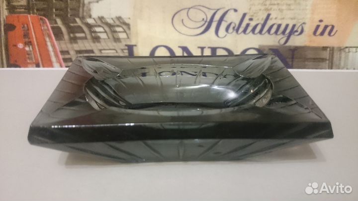 Пепельница СССР стекло