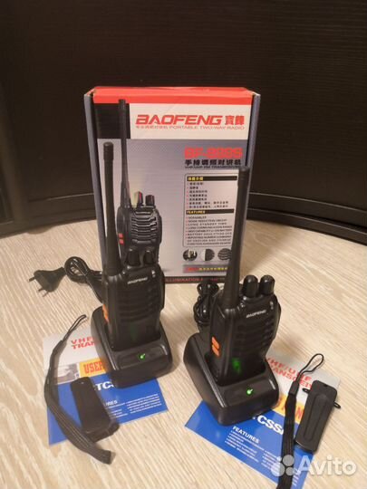 Комплект раций 2 шт Baofeng BF-888S Новые