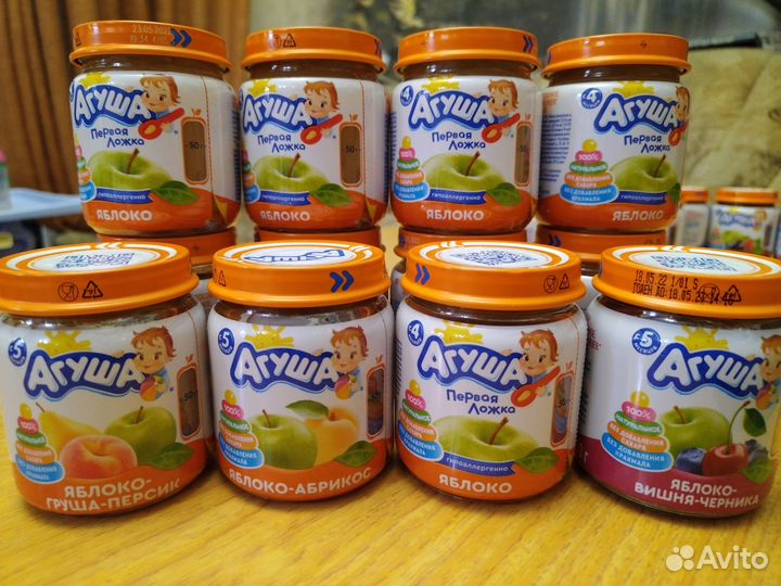 Пюре фруктовое агуша