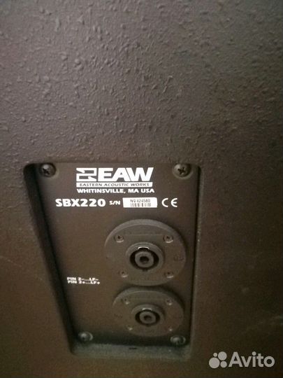 Комплект акустических систем EAW и 2 усилителя