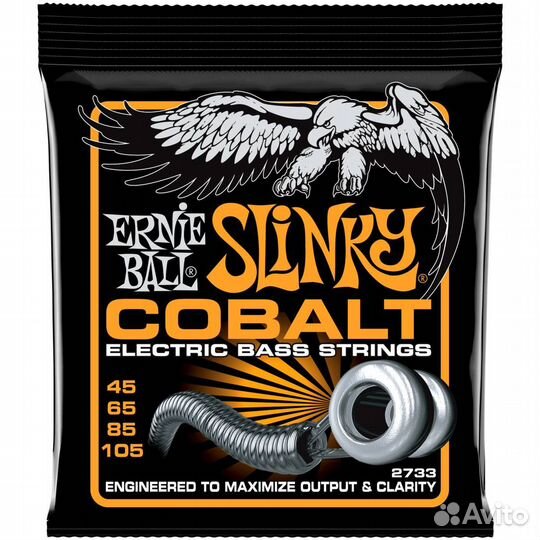 Струны для бас-гитары Ernie Ball 2733 Slinky Cobal