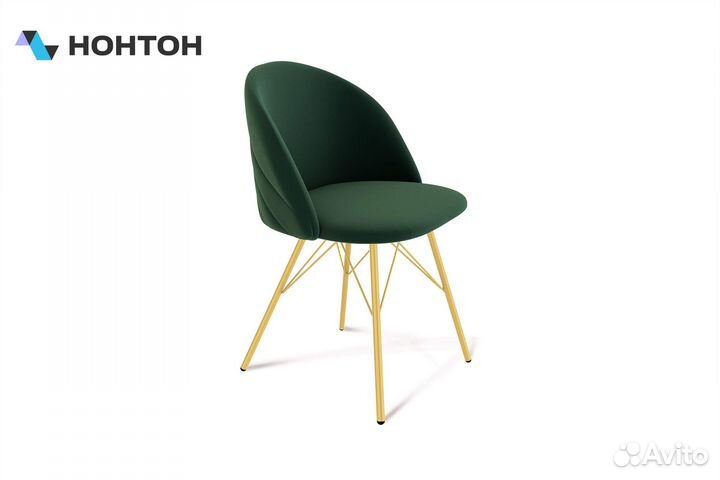 Стул SHT-ST35-2/S37 лиственно-зеленый / золото