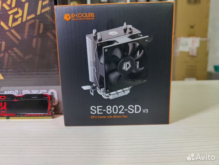 Комплект Ryzen 5 5500+b550+16gb ddr4+кулер