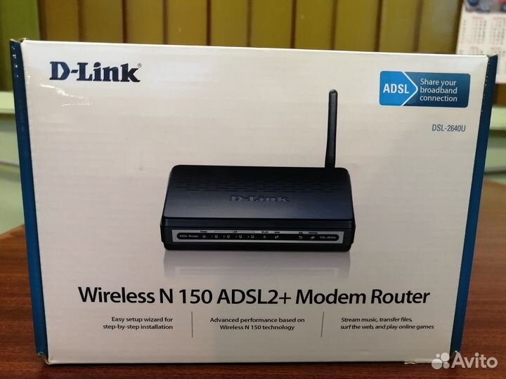 Роутер D- link DSL 2640U