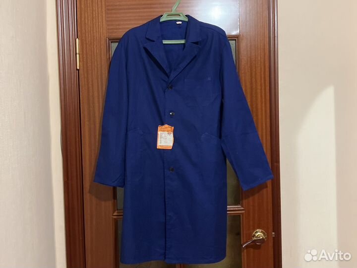 Халат рабочий женский синий