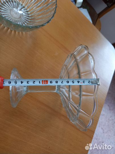 Ваза для фруктов на ножке СССР