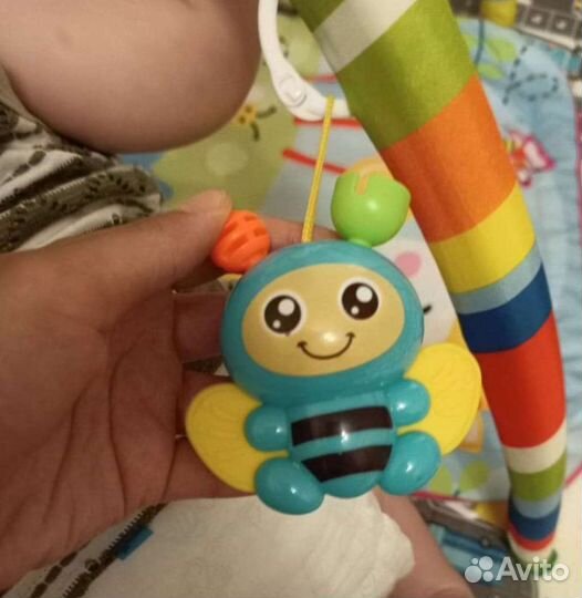 Развивающий коврик и пакет с игрушками