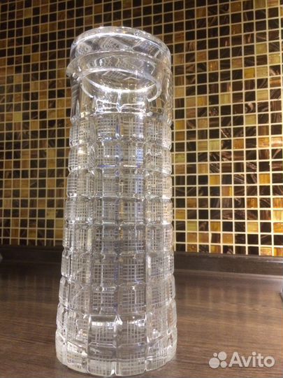 Хрустальный кувшин с крышкой