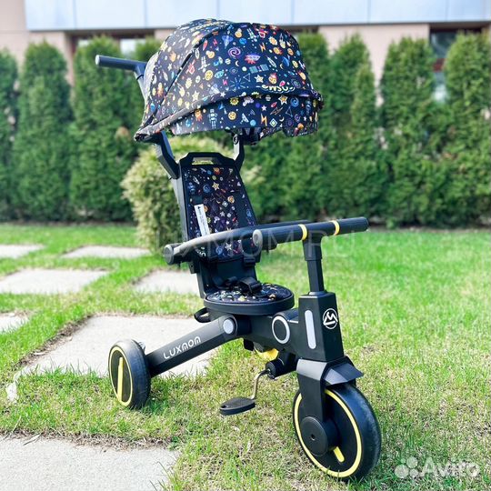 Трехколесный велосипед складной