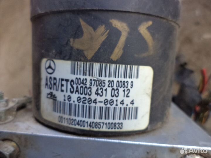 Блок ABS ESP ASR мерседес SLK W170