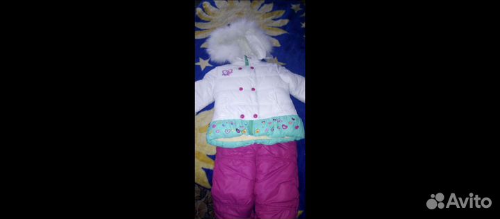 Зимний комбинезон для девочки 98 размер
