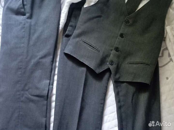 Школьная форма для мальчика серая 128 134