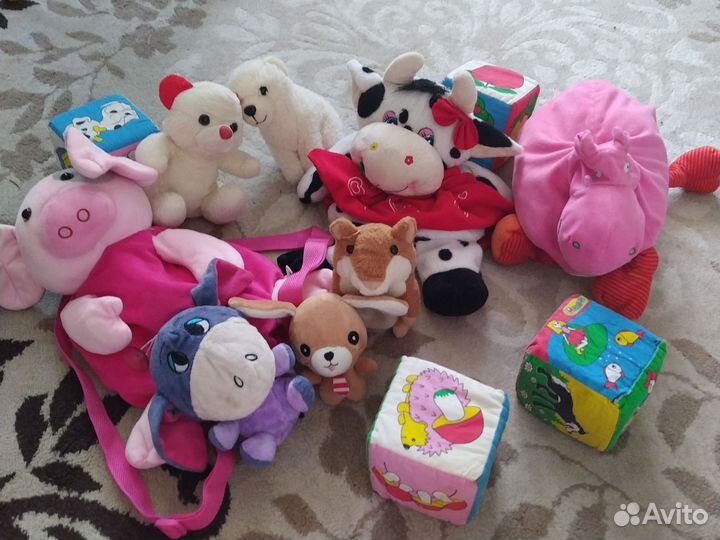 Игрушки пакетом для девочки