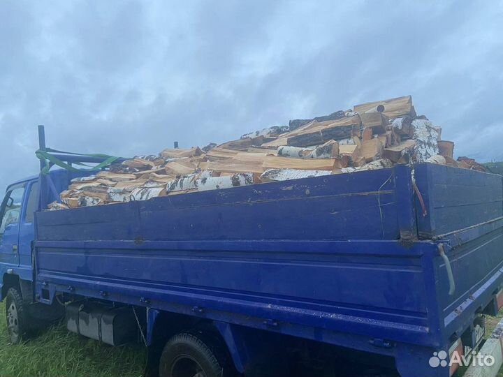 Дрова березовые сухие колотые