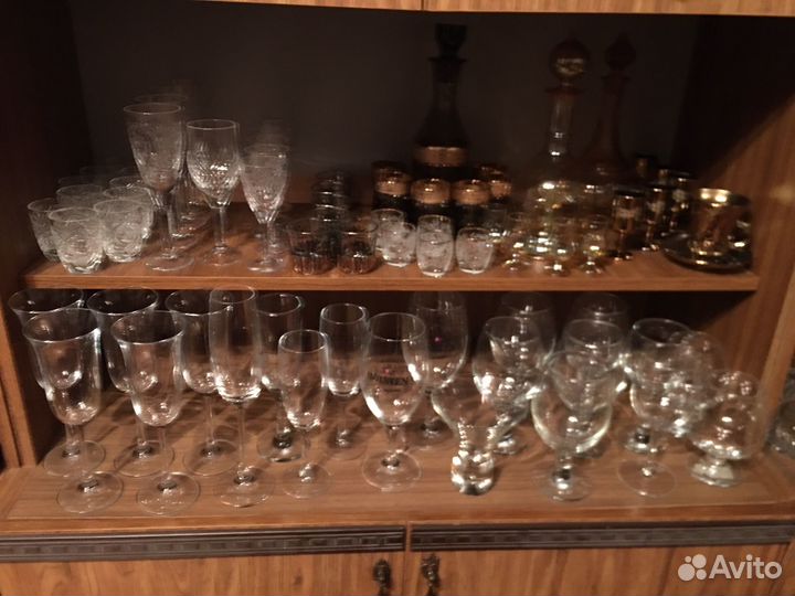 Бокалы, рюмки, вазы времён СССР