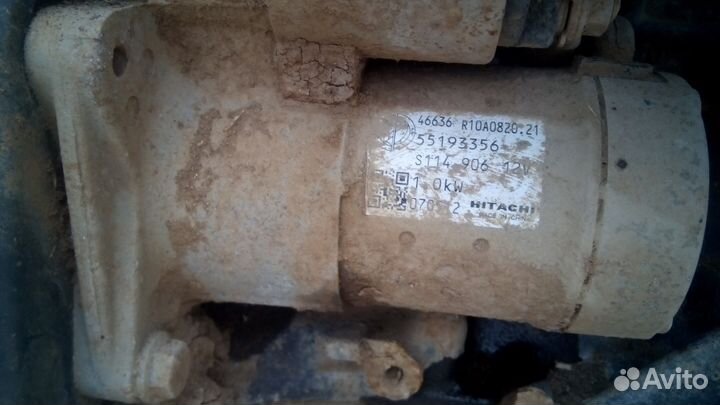 Стартер фиат панда fiat panda 55193356 hitachi