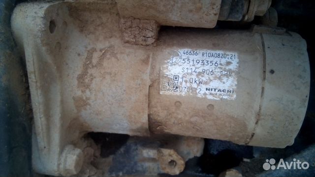 Стартер фиат панда fiat panda 55193356 hitachi