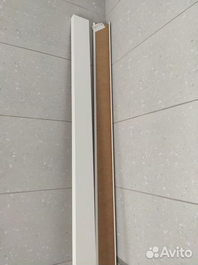 Наличник белый телескопический