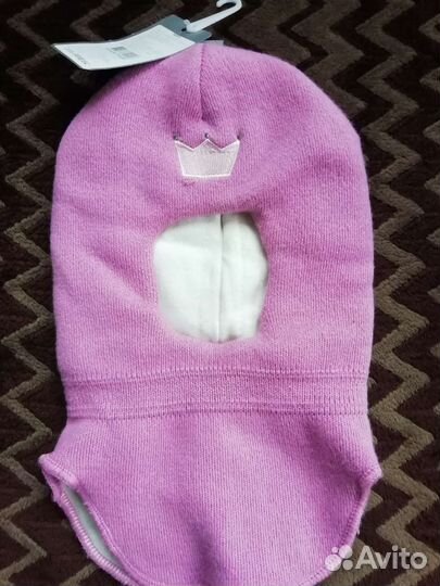 Шапка шлем для девочки