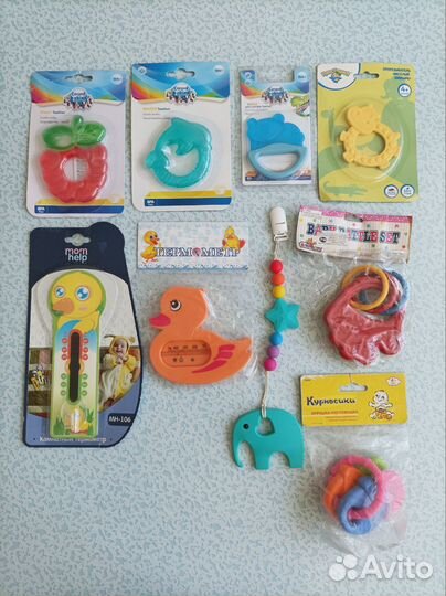 Бутылочки, соски, прорезыватели