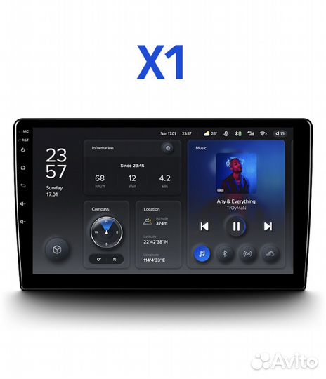 Автомагнитола Teyes X1 4G Новая