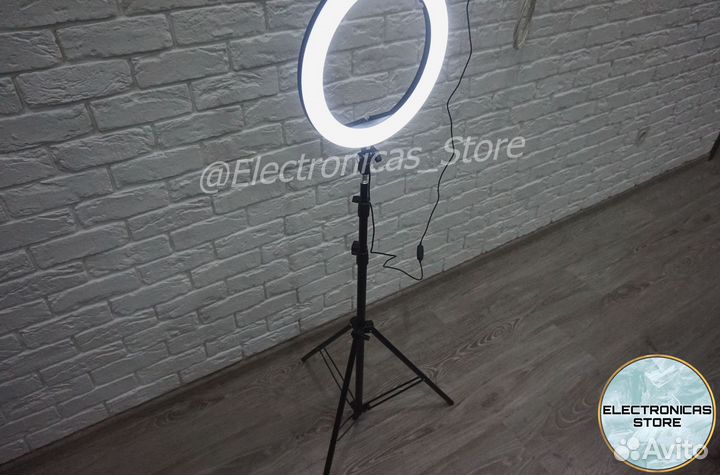 Кольцевая Лампа 33см с Триногой