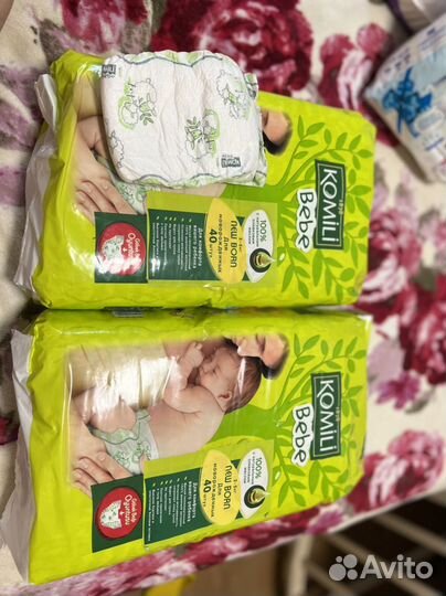 Подгузники 1 размер