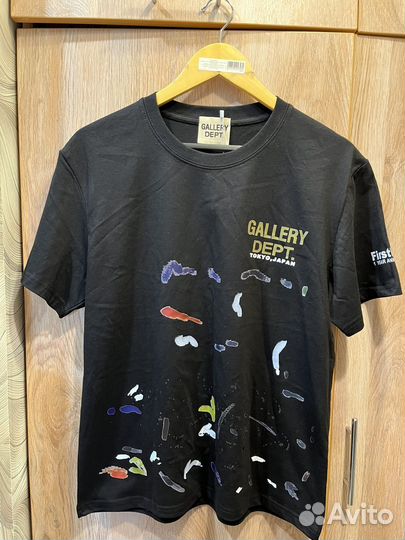 Футболка gallery dept черная L